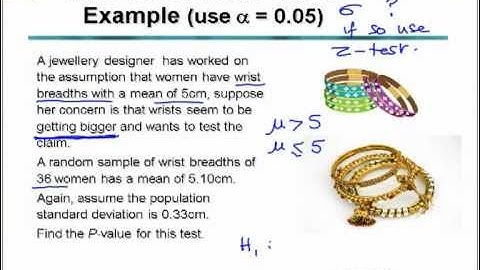 STAT 101 Examples Class 9, Example 1