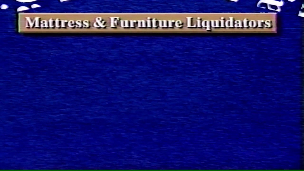 1998 Mattress & Furniture Liquidators Commercial YouTube