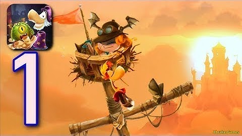 Rayman Adventures - Gameplay Walkthrough Part 1 - Adventures 1-2 (iOS, Android)