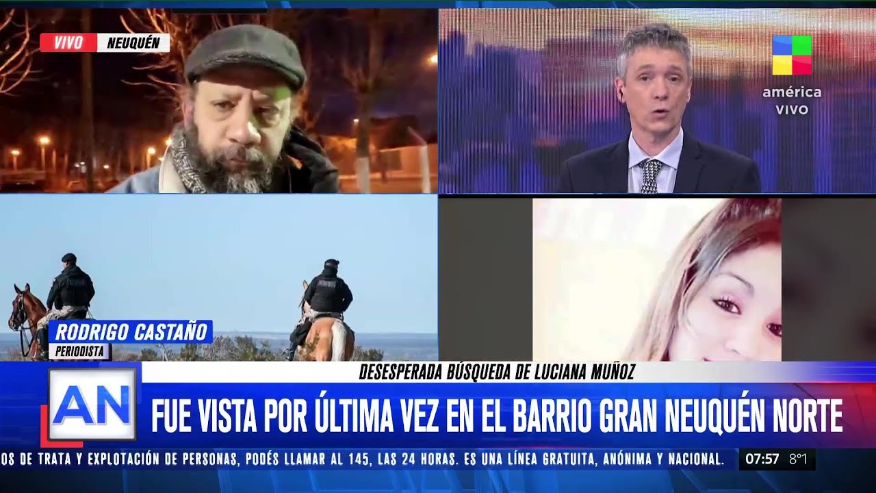 Neuquén, movilizada en la búsqueda de Luciana Muñoz