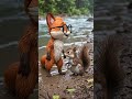 Fox squirrel move cautiously away  #cartoonkids #animation #squirrelandfox #cartoon#CartoonSeries