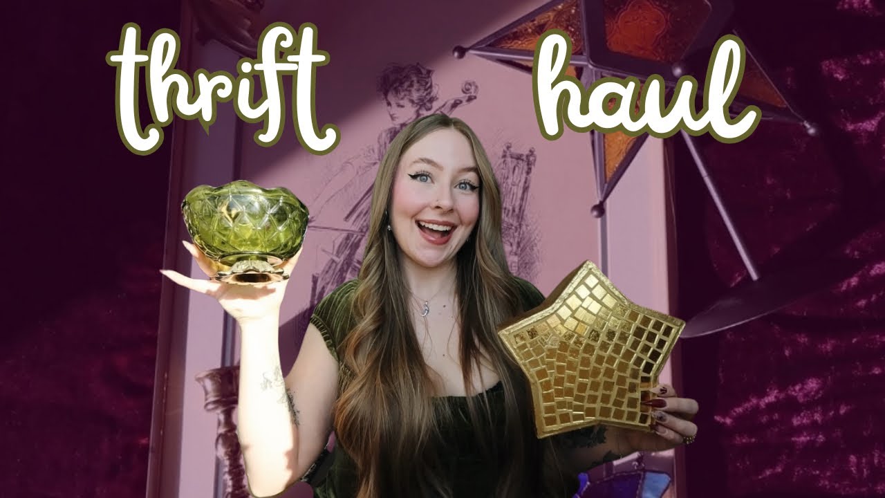 THRIFT HAUL- a whimsigoth girlies dream ✨🔮🖤🦋