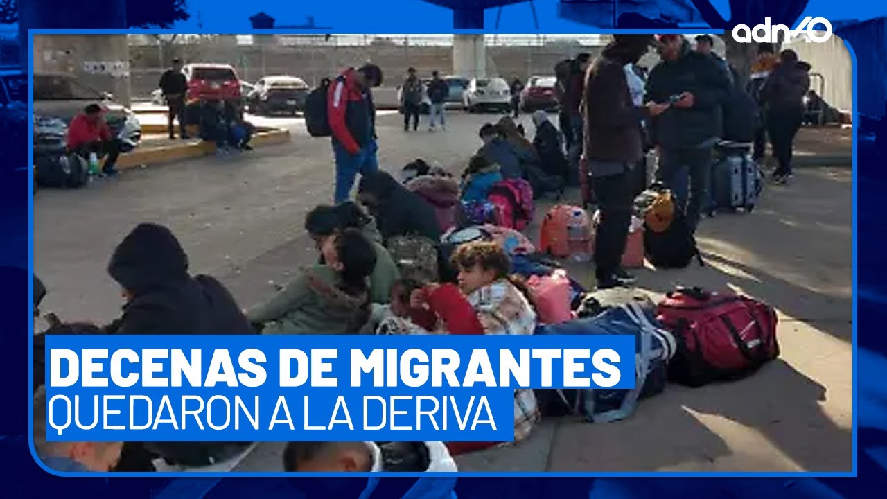 Decenas de migrantes quedaron a la deriva en la frontera de México tras el cierre de CBP One