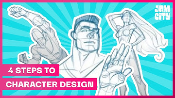 4 STEPS to CHARACTER DESIGN