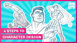 4 STEPS to CHARACTER DESIGN