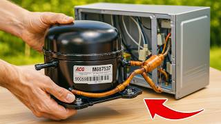 This method replaces expensive water pumps! DIY water pump from PVC and refrigerator compressor