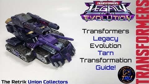 Transformers Legacy Evolution Tarn Transformation Guide!