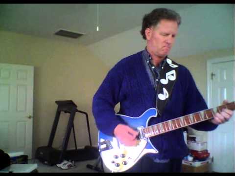 Rickenbacker 660/12 Blue Burst "When You Walk Into The Room" Guitar Cover