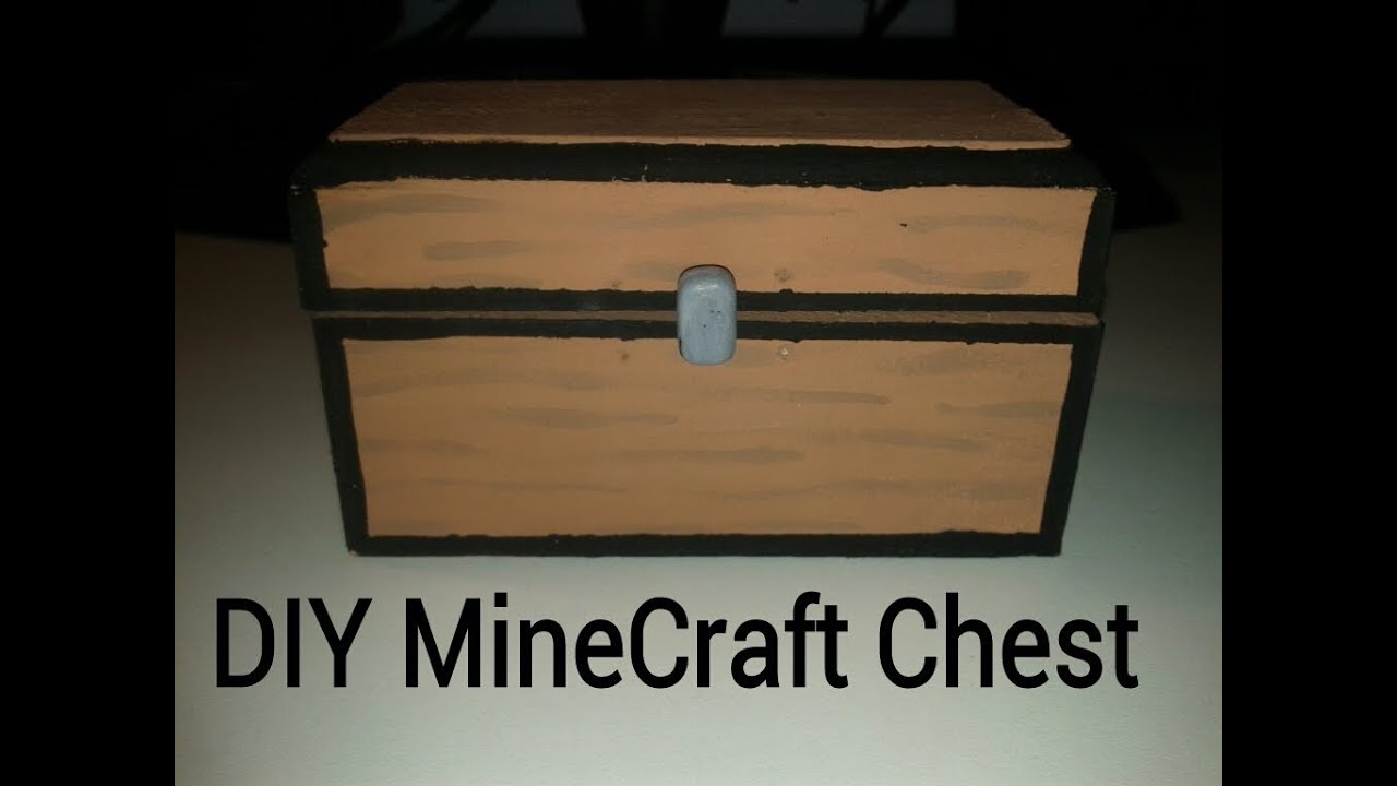 DIY Minecraft Chest - YouTube