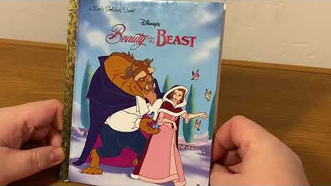 Beauty and the beast a little golden book ม อสอง