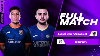 LeviDeWeerd VS Obrun | FC PRO OPEN Week 4 - Group D | FULL MATCH