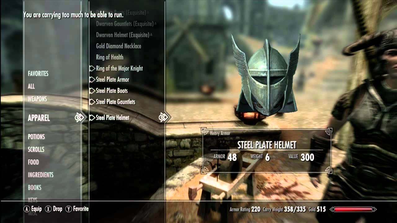 Steel Plated Armor Skyrim YouTube