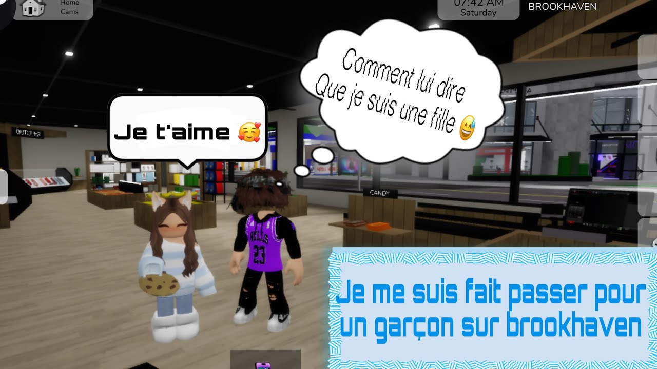 JE ME SUIS FAIT PASSER POUR UN GARÇON SUR BROOKHAVEN RP !