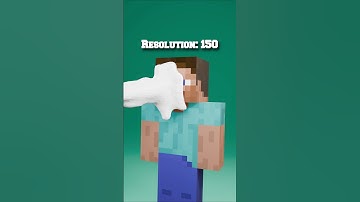 Minecraft Steve Fluid Simulation #minecraft #blender #steve