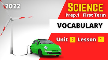 SCIENCE | Prep.1 | Vocabulary | Energy; Resources and Forms | Unit 2 - Lesson 1