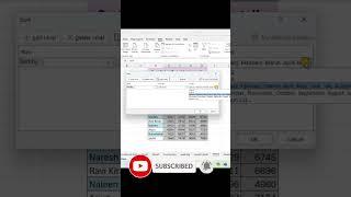 Sort columns in excel || Data sorting in excel || Excel tricks and tips