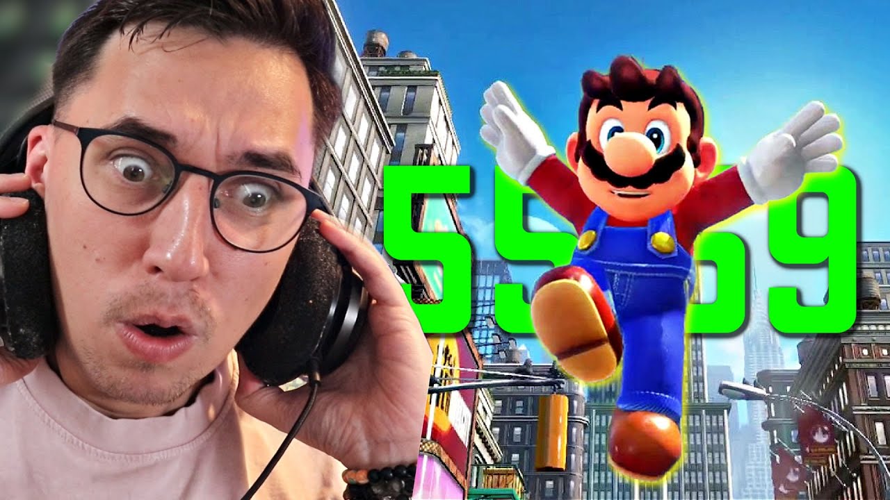 A Zelda guy REACTS to the World Record Speed run of Super Mario Odyssey and loses his mind. (55:59)