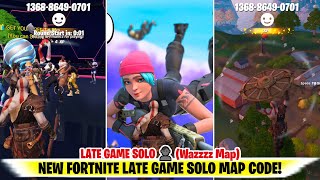 LATE GAME SOLO Fortnite (Late game solo map code UEFN) | Wazzzz late game solo map fortnite