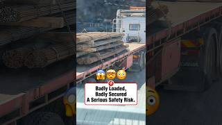 Unsafe vs Safe Loading. Flatbed Trucking Adventures. Trucking Life Australia.