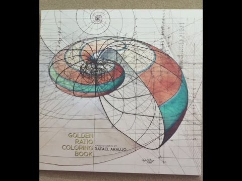 Golden Ratio Coloring Book Rafael Araujo flip through