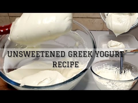 Unsweetened Greek Yogurt Recipe - How To Make Healthy Greek Yogurt(Sugar Free)