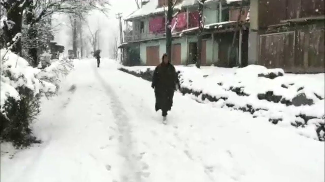 Fresh Snowfall In Poonch District YouTube