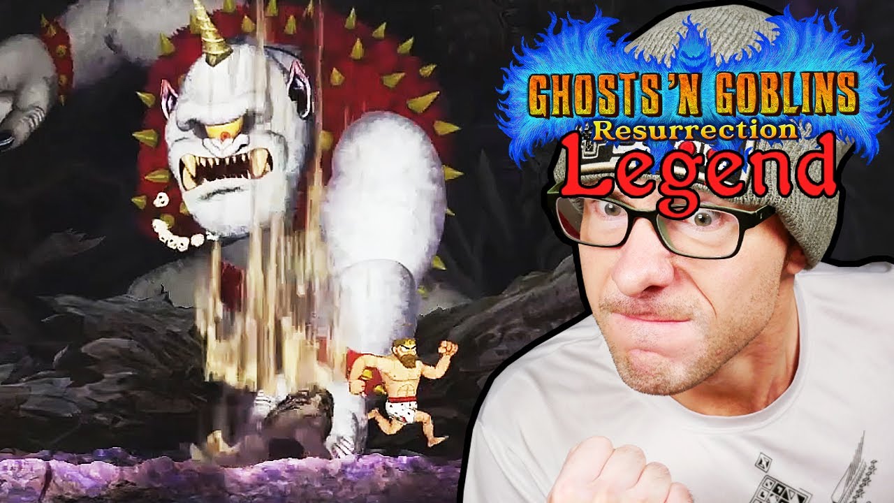 Ghosts 'N Goblins Resurrection LEGEND MODE [Level 1-1 ~ Graveyard]