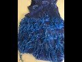 часть3 валяное синее платье с кудрями флисом тизвотер