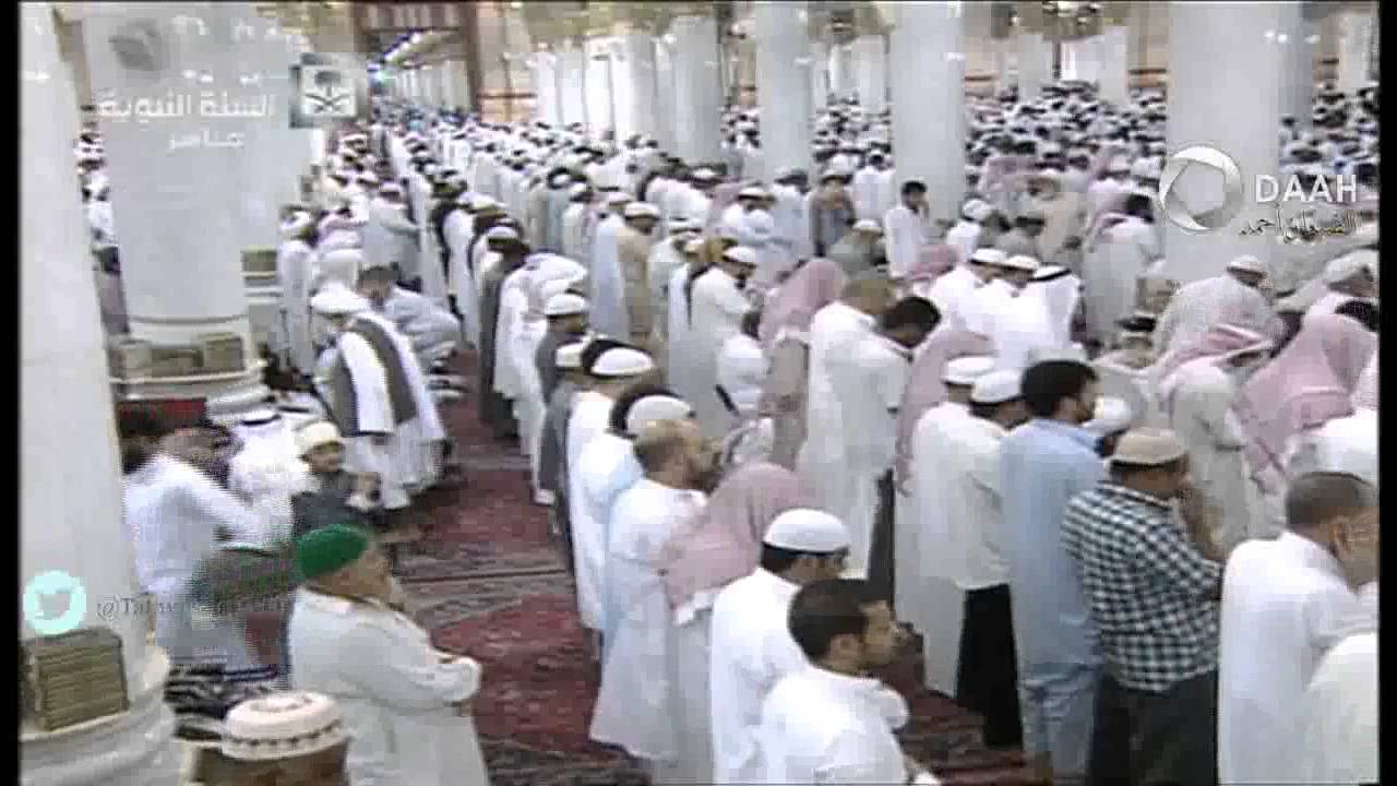 صلاة تراويح بديعة  للشيخ احمد طالب حميد ليلة 24 رمضان 1436 من المسجد النبوي