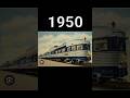 Evolution of trains 🚆 (1900~2023) #viral #shorts