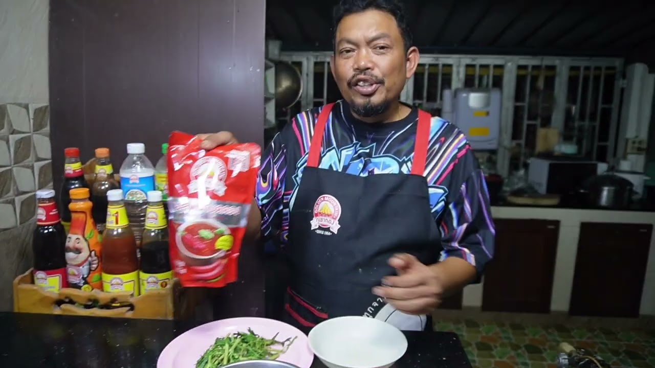 ยำกระเฉดวุ้นเส้น เมนูแซ่บๆ ทำง่าย สูตรน้ำยำรสเด็ดทำง่าย อร่อยมาก โหน่งโชว์