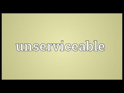 Header of unserviceable