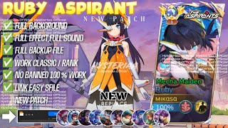 UPDATE Script Skin Ruby Aspirant - Mecha Maiden No Password Full Effect & Sfx | Optimized 
