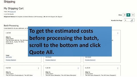 UPS.com New Batch Shipping (See estimated costs before processing)