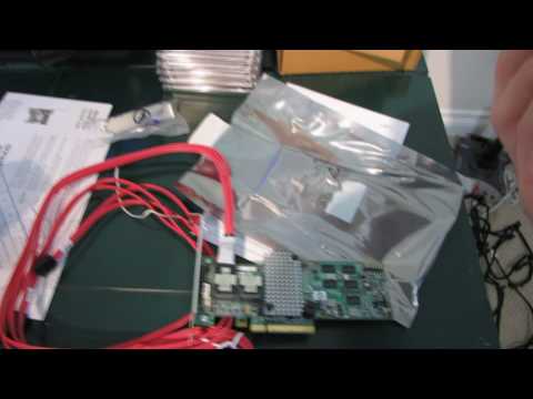 LSI 9260-8i SATA3 SAS 6Gb/s PCIe 2.0 RAID Card Unboxing &amp; First Look Linus Tech Tips