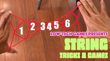STRING GAMES & TRICKS - a step-by-step how-to for 10 string tricks