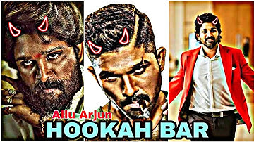 Hookah Bar Ft.Allu Arjun | Hookah Bar X Allu Arjun Edits | Hookah Bar Edits Status | Allu Arjun Edit