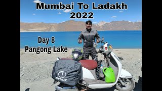 Day 8 | Nubra Valley (Diskit)-Pangong TSO-Hanle | Solo Scooter Rider | Access 125 | Mumbai To Ladakh