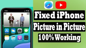 How to fix Picture in Picture (PiP) Not Working iOS 14 | Fixed iPhone PiP || Apple info