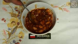 Polish field meal - beans with beef