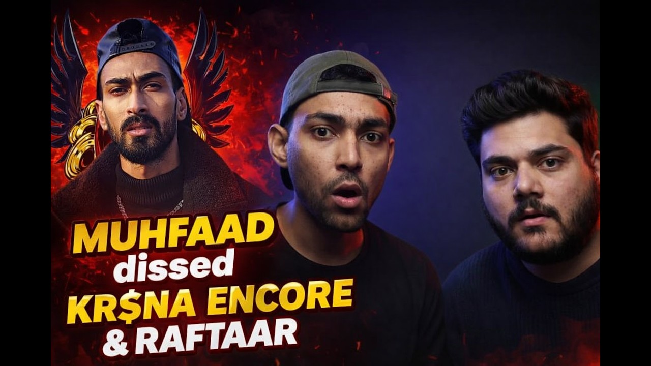 MUHFAAD Dissed Encore, Kr$na & Raftaar !!! NATEEJAY Official Video Reaction 🔥☠️