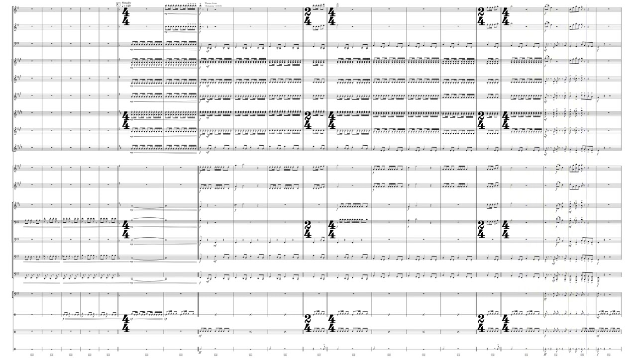 Big Skies on Small Screens - Concert Band, Grade 5