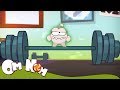 Om nom stories  day at the gym  full episodes  cut the rope  cartoons for kids