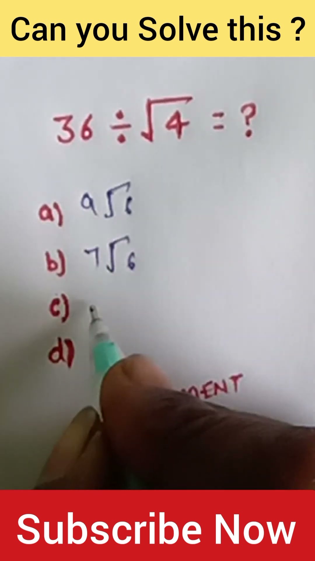 36 Square Root Of 4 YouTube 36 Square Root Of 4 YouTube