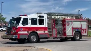 Oklahoma City Engine 37 responding