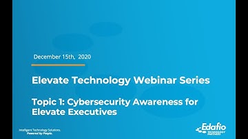 Cybersecurity Awareness for Executives