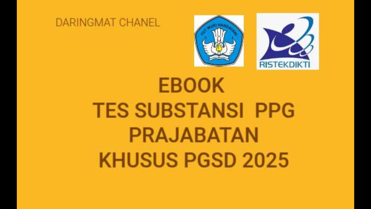 tips belajar materi soal tes substansi PPG prajabatan