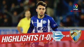 Highlights Deportivo Alavés vs Málaga CF (1-0)