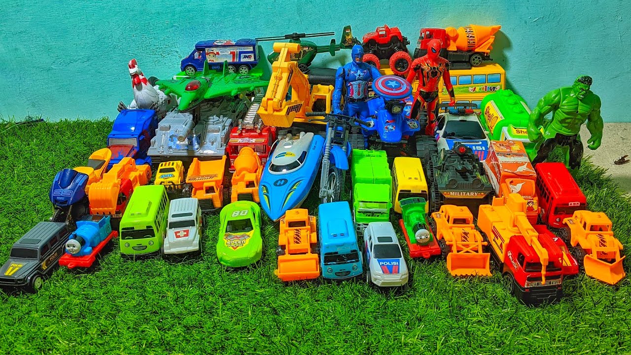 Mobil Mobilan Truk Oleng , Mobil Truk Molen, Mobil Balap, Truk Pasir, Excavator, Mobil Roket, Damkar