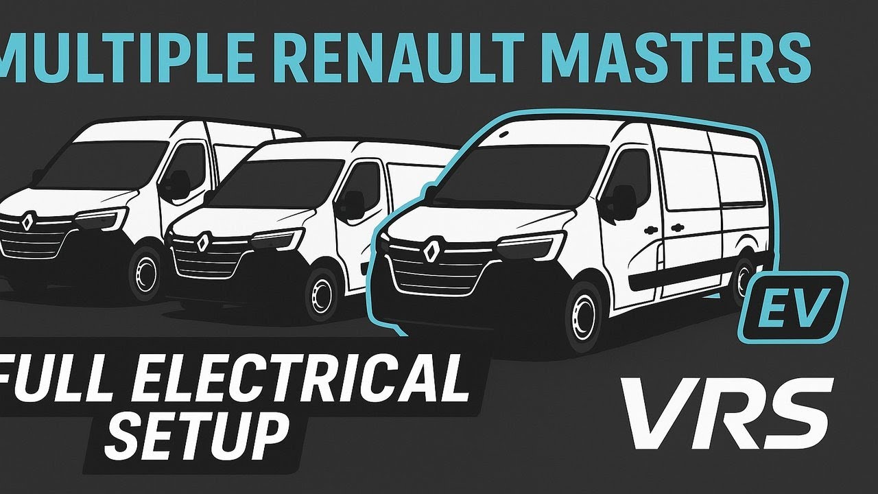 Renault Masters Van Racking | VRS Full Electrical Setup